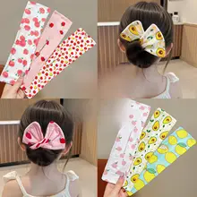 子供用ヘアアクセサリー【魔法のツイストヘアクリップ・蝶結びお団子ヘア用】