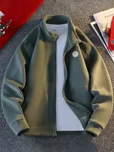 極上の柔らかさのアメリカンスタイルジャケット【春秋用・カジュアル・ハイネック・ルーズフィット】