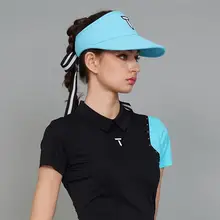 European Tour レディースゴルフハット【スタイリッシュな広つば・日除け・無頂デザイン】