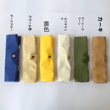 カトラリー収納バッグ【キャンバス製・携帯便利・スプーン・フォーク・箸・ストロー用】