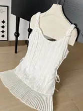 ドライミ ホワイトレース切替ミニプリーツドレス【ウエストタイト・スタイルアップ】