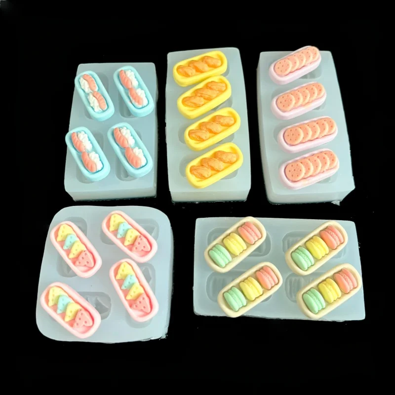 DIYストロベリーとチェリーのサンドイッチシリコン型【お菓子作り用】