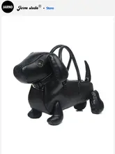 犬型バッグ ショルダーバッグ ハンドバッグ ダックスフントモチーフ クリエイティブ 手提げ 斜め掛け デザイン性 個性的