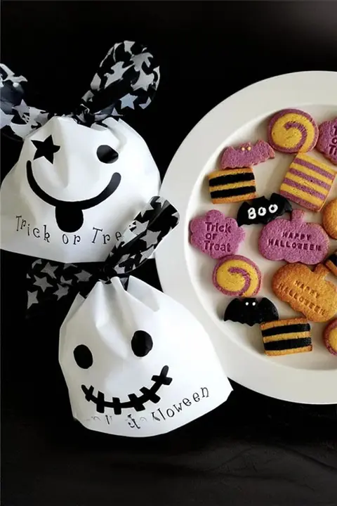 キャンディバッグ クッキー お菓子 ハロウィン カボチャ ゴースト かわいい カートゥーンデザイン