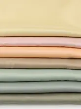 ポリエステル製衣服用裏地生地【滑らかなシルクタッチ・薄手・モランディカラー】

