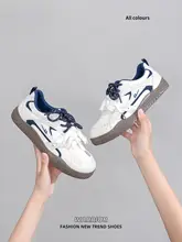 軽量ソフトソールの女性用スニーカー【カジュアルライフスタイル・シンプルデザイ  ン・秋用】（セットアップ対応）