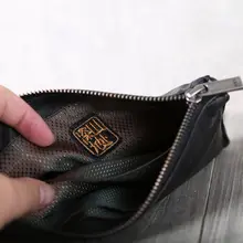 Shenshan Jiuchu オリジナル ハンドメイド 本革バッグ 財布