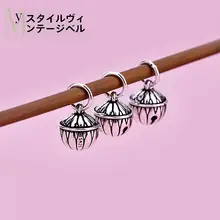 手作りDIYアクセサリー素材【925純銀のベルチャーム・タイシルバーのブレスレット用ペンダント】