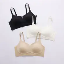 夏用薄型ブラジャー【大きい胸を目立たなくする・ウサギ耳カップ・ノンパッド・フルカップ】