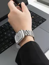 Apple Watch対応 高級ステンレス製バンド【男性用・女性用・チェーンデザイン】（セットアップ対応）