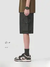 涼感のある薄手のアウトドアハーフパンツ【通気性・カジュアルスタイル・男性用】
