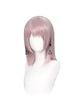 灰粉色のロングウィッグ【コスプレ用・リアルな頭皮デザイン】