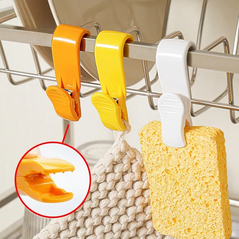 多用途クリップフック：タオルやキッチン用品の収納固定に最適な実用性を実証