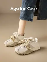厚底デザインの女性用スニーカー【軽量・夏用・スポーツ用・白色】