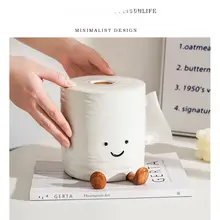かわいいデザインの陶器製ティッシュボックス【高級感ある装飾用・トイレ用ティッシュ】