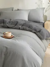 純綿のベッド用4点セット【シングル・通年用・宿舎用・シーツ3点セット】