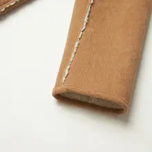 リバースデザインのボアコート【レトロ・ゆったり・厚手・カーディガン】