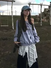 春季用の透かしデザインエプロン付きミディスカート【白色・レイヤード・バンド付き】（セットアップ対応  ）