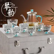 クリスタルガラス製 茶具【ティーポット・ティーカップ・功夫茶用】（セットアップ対応）