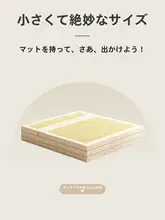 折りたたみ可能な両面マットレス【夏用・リビング用・ひんやりサマーマット】