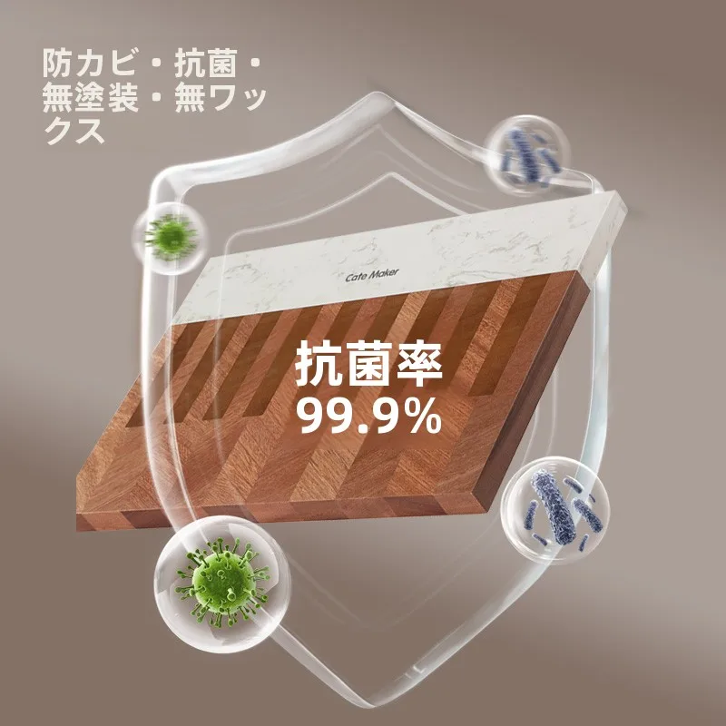 まな板 家庭用 抗菌防カビ 大理石 木製：板を切るための安定性と耐久性を実証する実用性分析