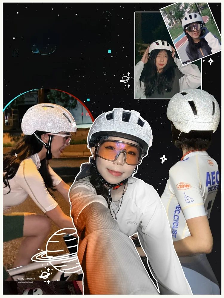 ロードバイク・クロスバイクで夜間を安全に過ごすには？通気性と反射材が融合したヘルメットの選び方
