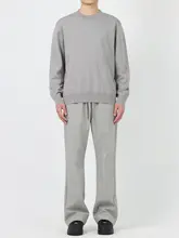 シンプルなニットセーター【クルーネック・春用・ベーシックカラー】