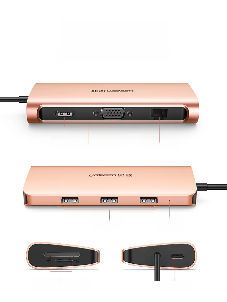 Green Alliance type-c 拡張ドック：6ポートでHDMI・USB3.2・ネットワークを統合
