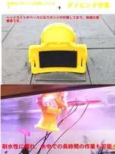 水中用ヘッドランプ【強力LED・防水・白黄光切替】