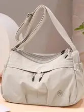斜め掛けバッグ【通勤用・軽量・キャンバス製・多層ポケット】（セットアップ対応）
