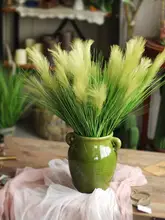 高くて豪華なグリーンアシの造花【インテリア装飾用・フロアプランツ】