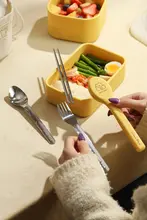 子供用ポータブル食器セット【スプーン・箸付・収納ボックス・ランチボックス】
（セットアップ対応）