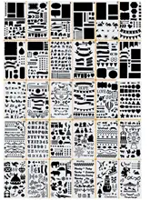 手帳用フィルムスタンプ型ぬりえツール【DIY・華やかな装飾用】