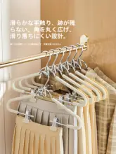 連体スパゲッティ風ハンガー【無痕・多機能・防滑】（セットアップ対応）