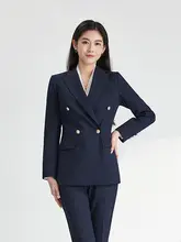 LINGMOON フィット感のある女性用スーツジャケット【ビジネス面接対応・高級感・フォーマル】
