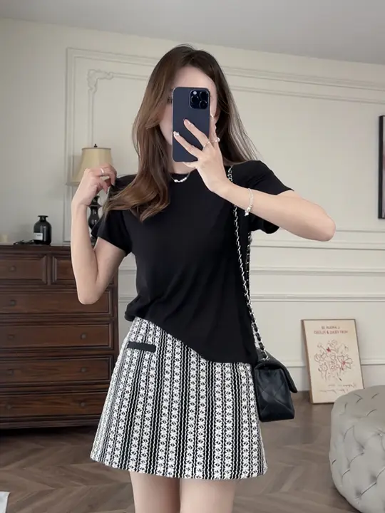 超細の桑蚕絲Tシャツ【天丝・長袖・春秋用】