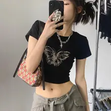K-POPアイドルパフォーマンス用ジャズダンスTシャツ【ブラック・短袖】