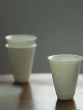 白瓷製 功夫茶杯【家用・茶室用・来客用】