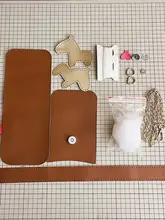 可愛いカートゥーン小馬のスマホバッグ【DIY手作り・肩掛け・斜め掛け対応】