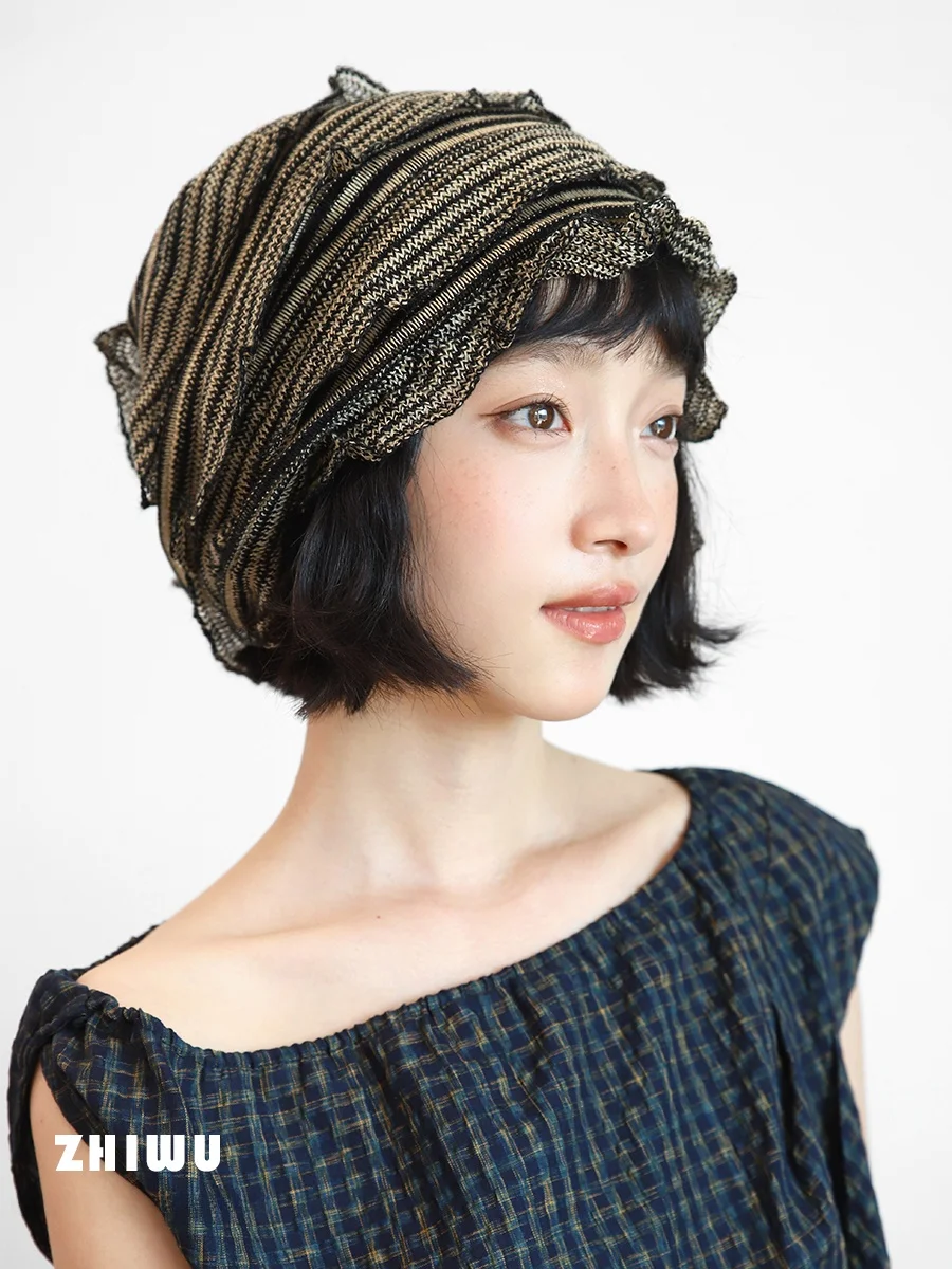 春夏向けデザインニット帽：薄手・Y2Kスタイルでカジュアルなファッションを実現