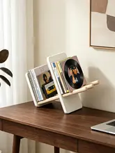 デスク用CD収納ラック【多機能・小型・書籍展示用】