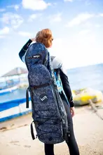 ダイビング用長脚フィン収納バックパック【防水・旅行用・ダブルショルダー】