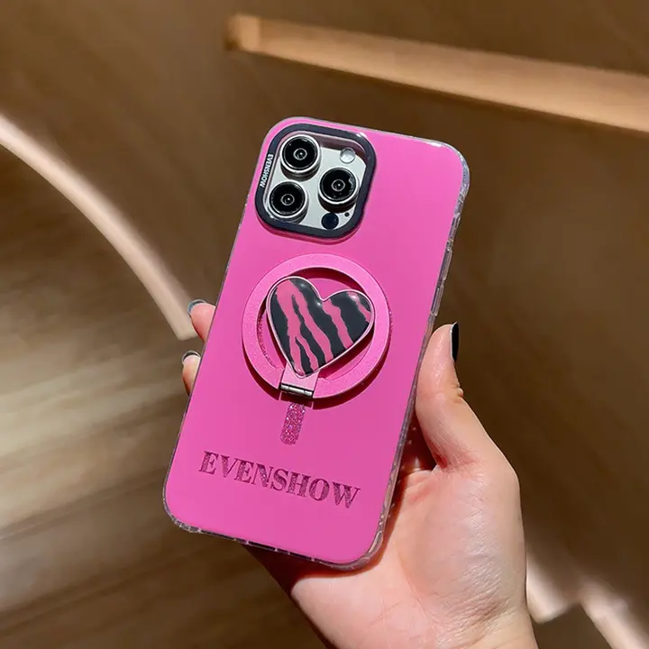高級感あるマグネットスタンド付きスマートフォンケース【秋冬用・iPhone対応・おしゃれなデザイン】