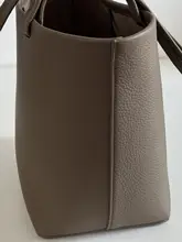 真皮製ミニトートバッグ【シンプルデザイン・手提げ・ショルダー対応】（セットアップ対応）