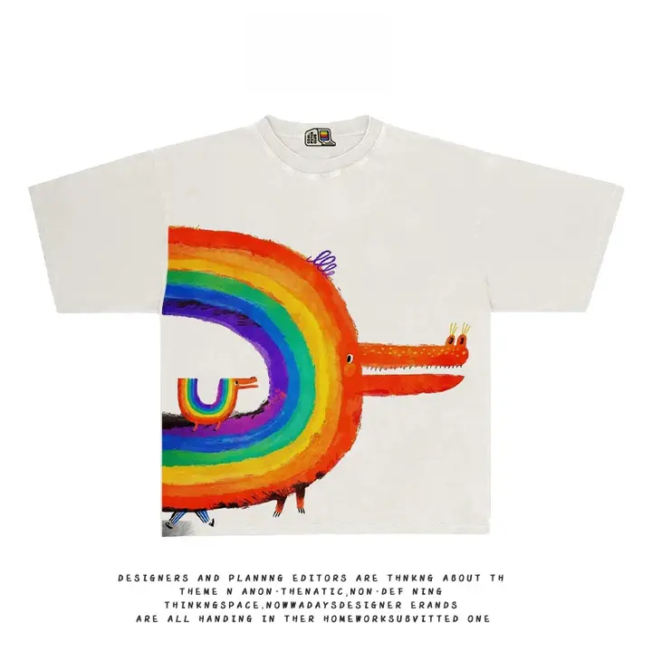 心情に合わせて選べる！カラフルなグラフィックTシャツ【半袖・ユニークデザイン】
