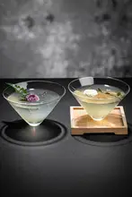 中式 茶酒杯【功夫茶・カクテル用・マルティーニグラス・透過ガラス】