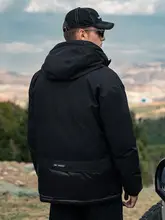 工事用ダウンジャケット【フード付き・保温・冬用・白鹅绒使用】