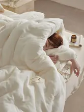 全棉霧感ファイバーシルクプロテイン布団【春秋用・厚手・学生用】