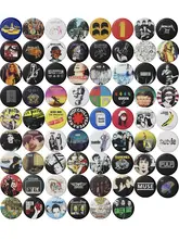ロックバンドバッジ【メタリカ・クイーン・ビートルズ・ストーンローズ】