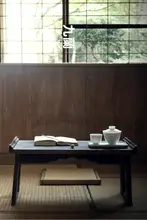 和風木製テーブル シンプルモダン ティーテーブル